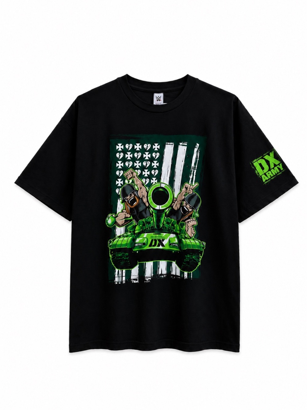 WWE D-Generation X DX Army “World’s Biggest Member” Graphic T-Shirt 2X Like New!